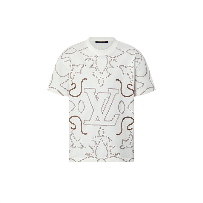 9a+ quality lv louis vuitton contrast yarn t-shirt
